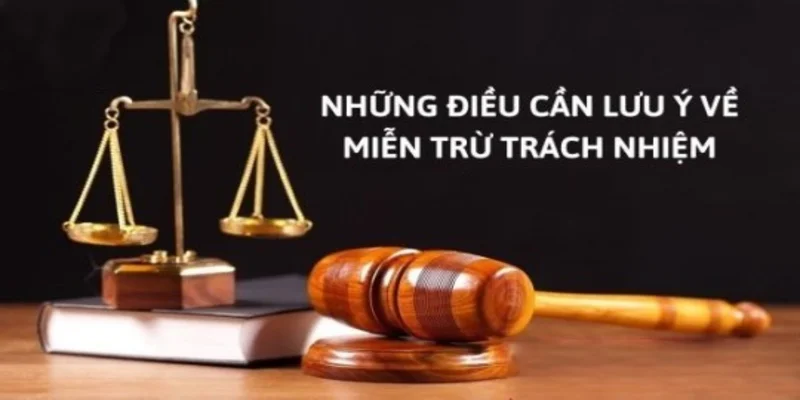 Lưu ý về miễn trừ trách nhiệm